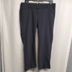 Columust Black Ankel Cuff Dress Pants